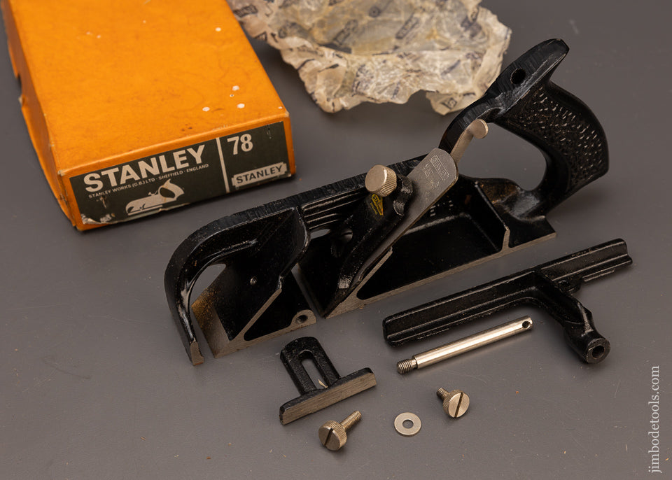 100% Complete STANLEY No. 78 Duplex, Rabbet, and Filletster Plane - 112465