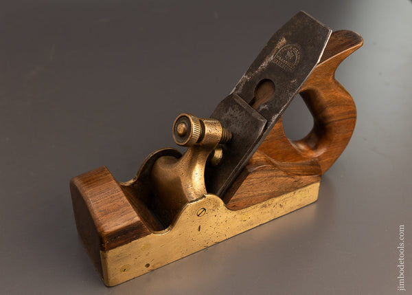 Gunmetal & Walnut Infill Smooth Plane - 112468