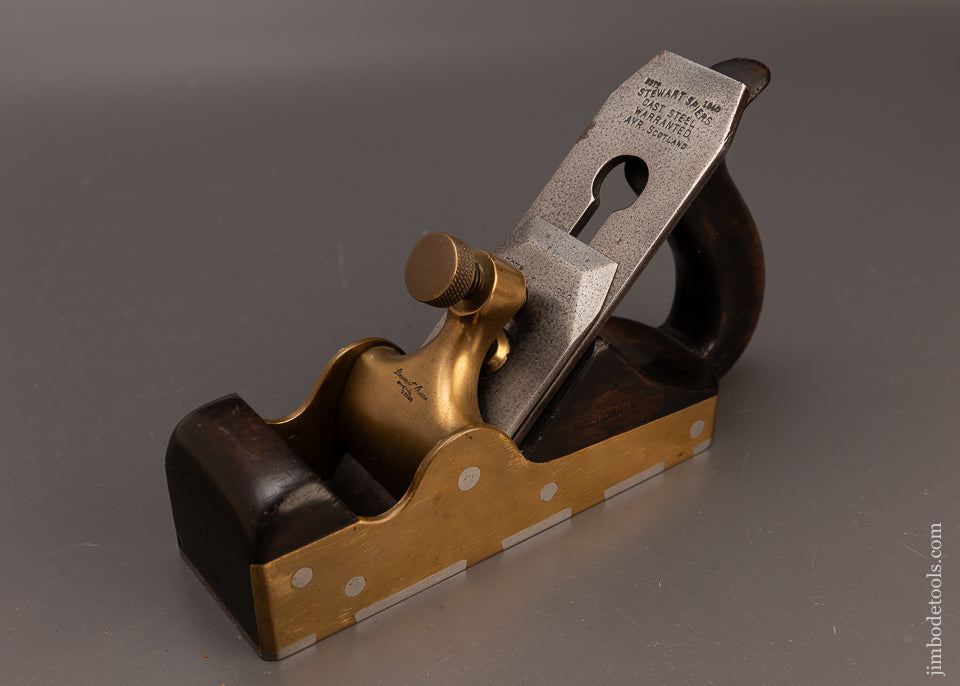 Very Rare & Fine SPIERS No. 27 Gunmetal Dovetailed Rosewood Infill Smooth Plane - 112476