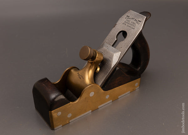 Very Rare & Fine SPIERS No. 27 Gunmetal Dovetailed Rosewood Infill Smooth Plane - 112476