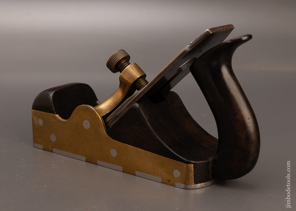 Very Rare & Fine SPIERS No. 27 Gunmetal Dovetailed Rosewood Infill Smooth Plane - 112476