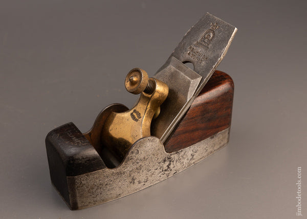 Pre-War NORRIS No. 4 Dovetailed Rosewood Infill Smooth Plane - 112485