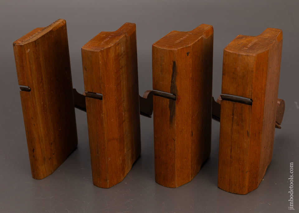 Set of 4 Mini Hollow & Round Planes - 112500