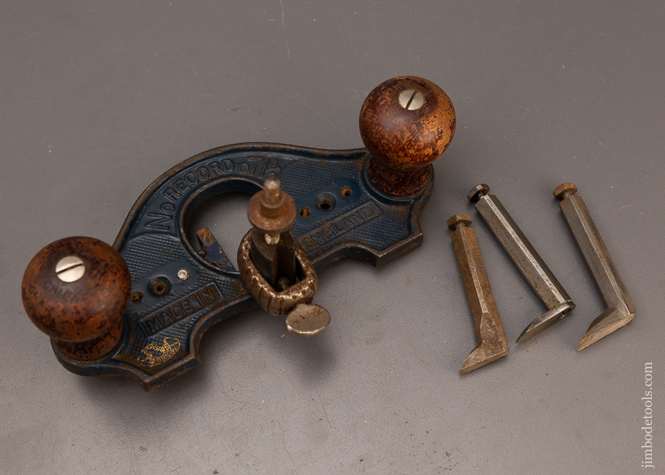 100% Complete! RECORD No. 071 1/2 Router Plane - 112504