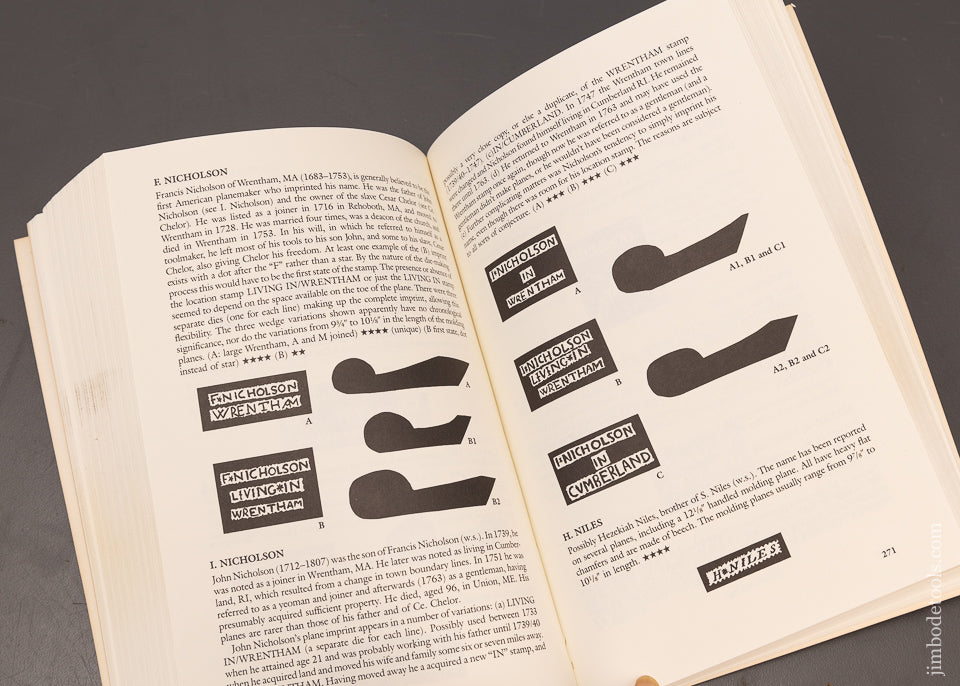 BOOK:  A GUIDE TO AMERICAN WOODEN PLANES by Emil & Martyl Pollak - 112505