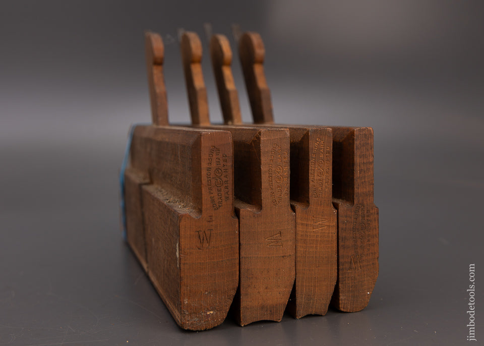 No. 8 & No. 10 Pairs of Hollow & Round Moulding Planes by EDW’d PRESTON - 112523