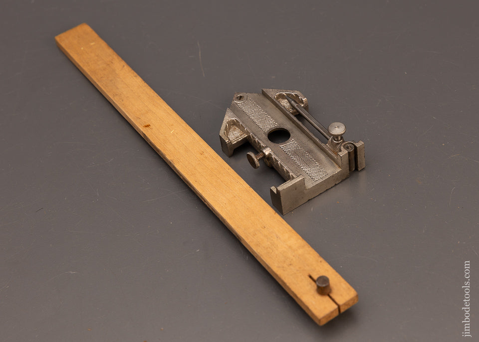 Rare STANLEY No. 1 Odd Jobs Combination Tool with Rule & Scribe - 112541