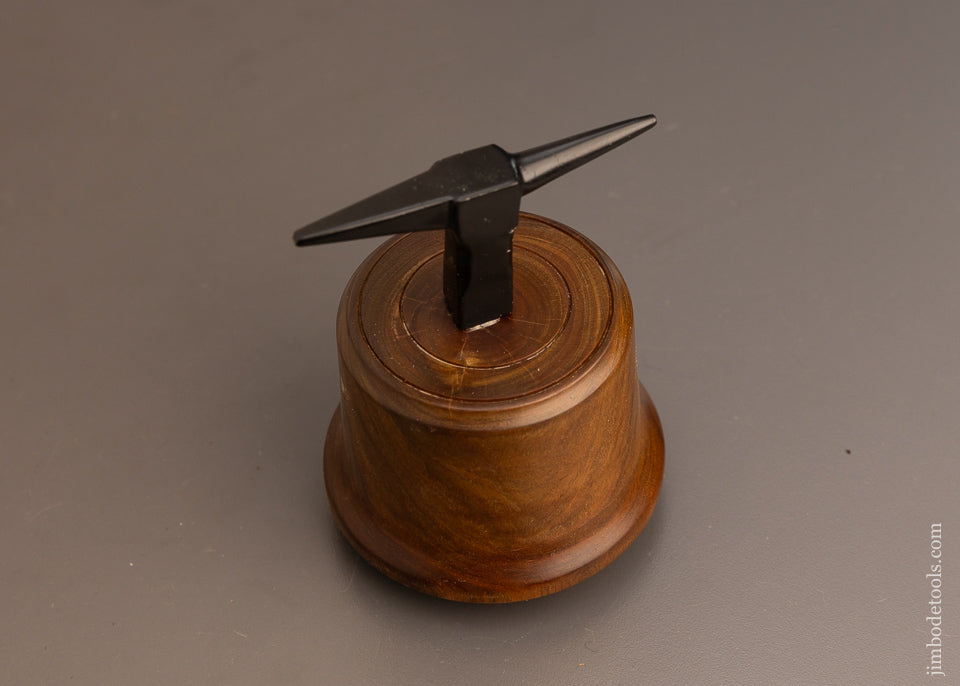 Watch Maker’s Anvil on Lignum Vitae Stump - 112555