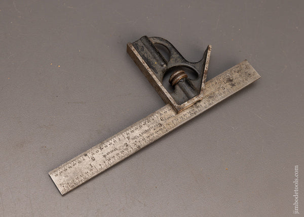 Fine STARRETT 6 Inch Combination Square - 112559