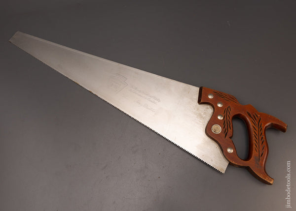 Very Rare DISSTON No. 55 Stainless Steel Hand Saw - 112569