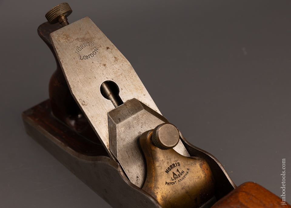 Extra Fine NORRIS No. A1 Dovetailed Rosewood Infill Pre-War Bench Plane - 112570