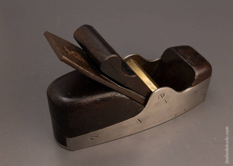 Very Rare SPIERS ( Signed Buck) No. 6 Dovetailed Rosewood Infill Smooth Plane - 112576