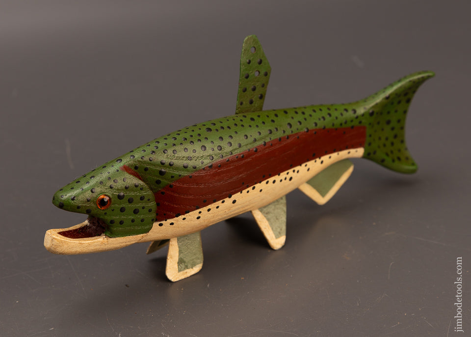 Swimming Trout Fish Decoy by Rob’t. Francis - 112607