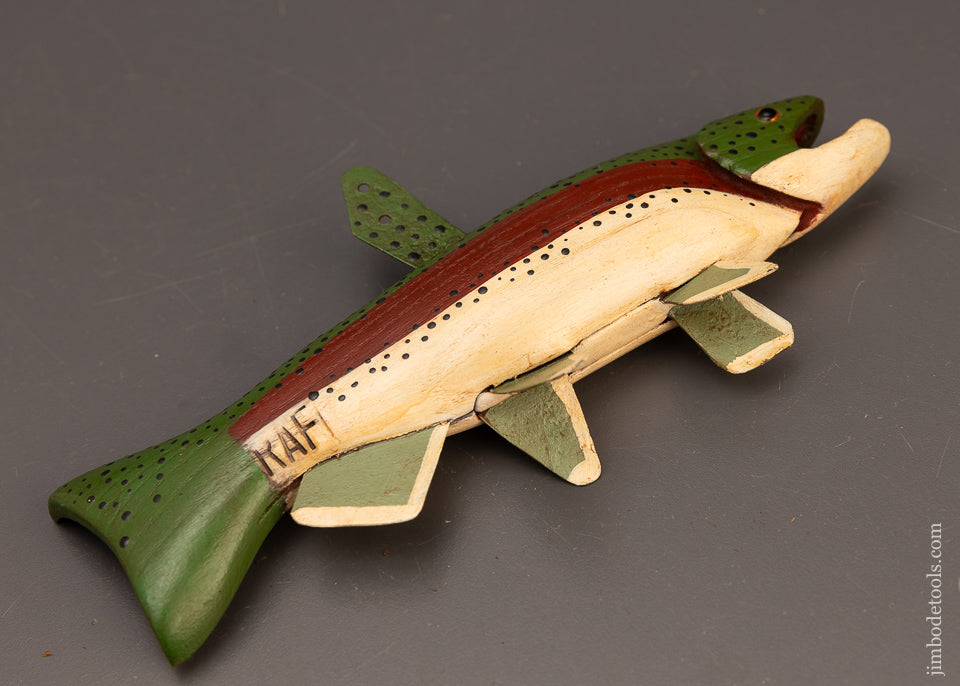 Swimming Trout Fish Decoy by Rob’t. Francis - 112607