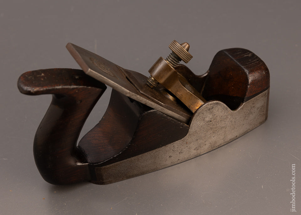 Fine MATHIESON No. 843 Dovetailed Rosewood Infill Smooth Plane - 112611