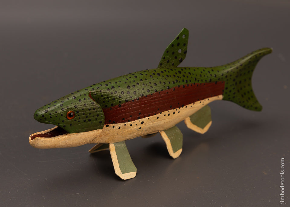 Swimming Trout Fish Decoy by Bob’t. Francis 8 1/2 Inch - 112613