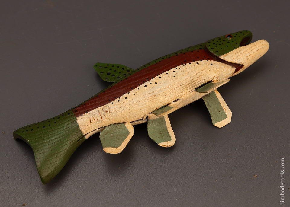 Swimming Trout Fish Decoy by Bob’t. Francis 8 1/2 Inch - 112613