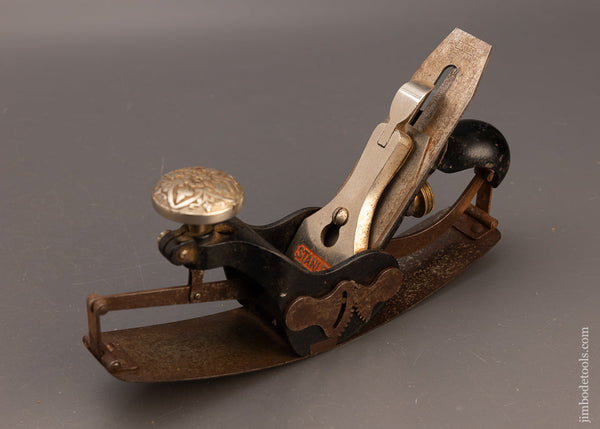 Rare Type 8A Floral Cap STANLEY No. 113 Circular Plane - 112641