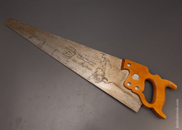 Extra Fine & Sharp DISSTON No. D-7 Hand Saw - 112656