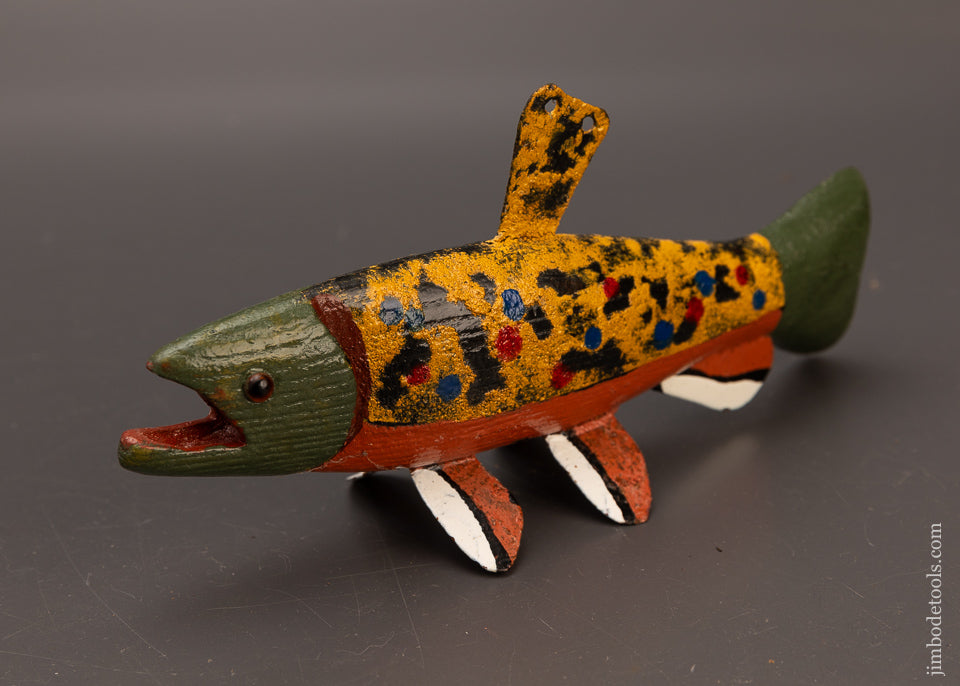 Swimming Trout Fish Decoy by Rob’t. Francis - 112671