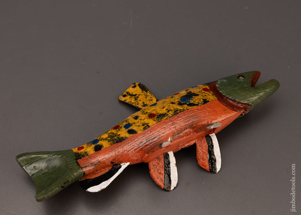 Swimming Trout Fish Decoy by Rob’t. Francis - 112671