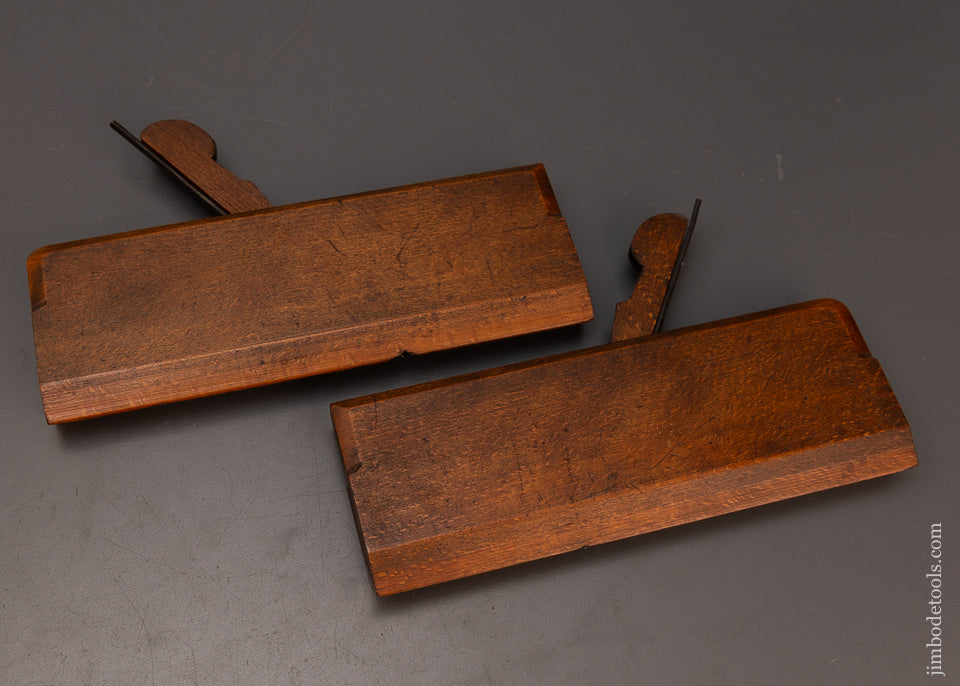 Very Rare Pair of Half Hollow Moulding Planes by SIMS LONDON Fine - 112695