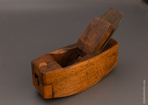 Beech & Boxwood Adjustable Compass Plane 7 1/2 Inch Unmarked - 112707