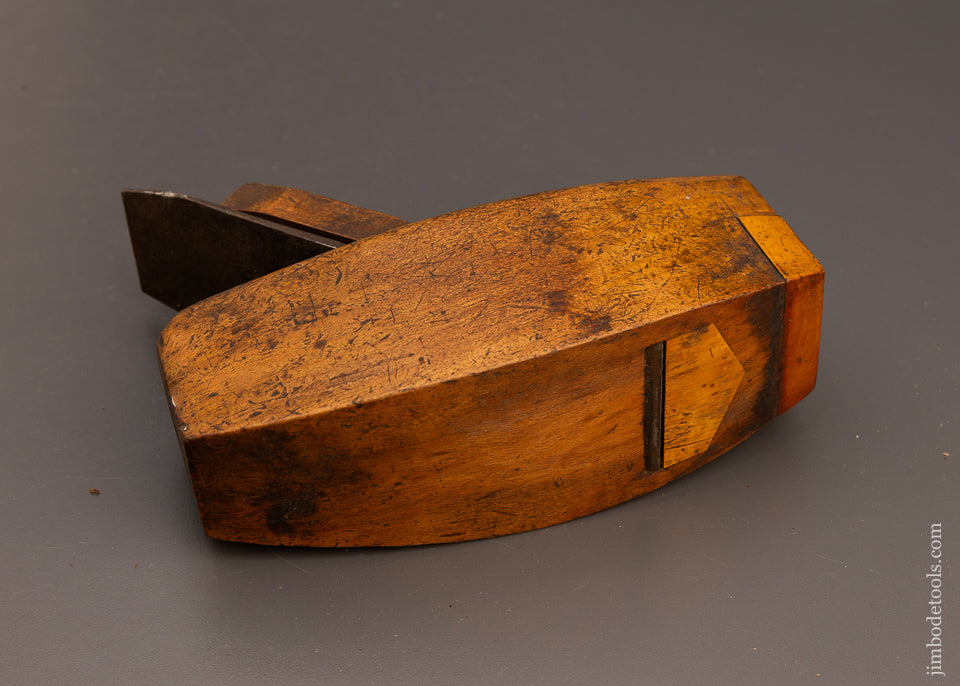 Beech & Boxwood Adjustable Compass Plane 7 1/2 Inch Unmarked - 112707