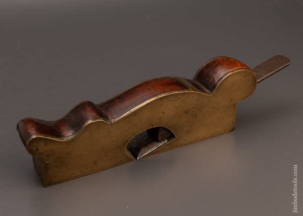 Very Shapely Gunmetal Low Angle Infill Shoulder Plane - 112719