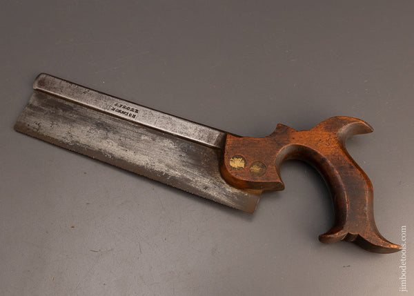 Fine Tooth Open Handle Dovetail Saw by J. FROST NORWICH - 112732