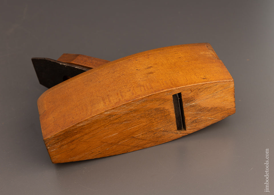 Near Mint MARPLES English Beech Coffin Smooth Plane with Decal - 112746