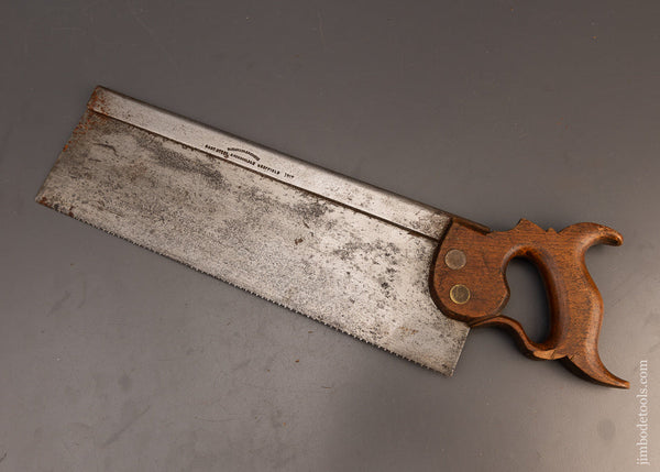 Fine 14 Inch Carcass Saw by SANDERSON BROTHERS & NEWBOULD Just Sharpened - 112748