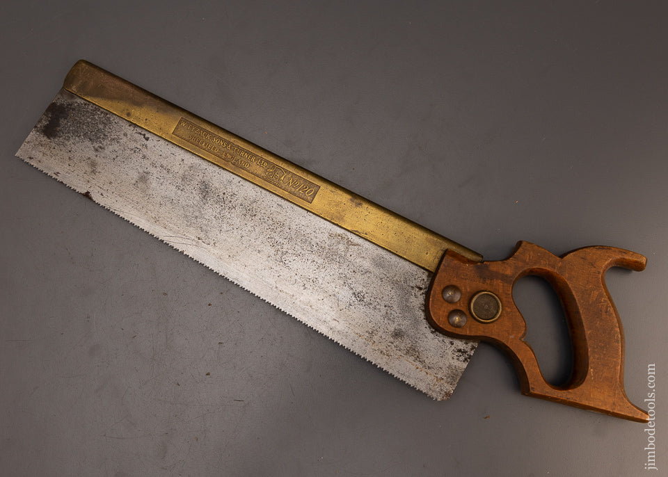 Fine Just Sharpened Brass Back Saw by TYZACK - 112750