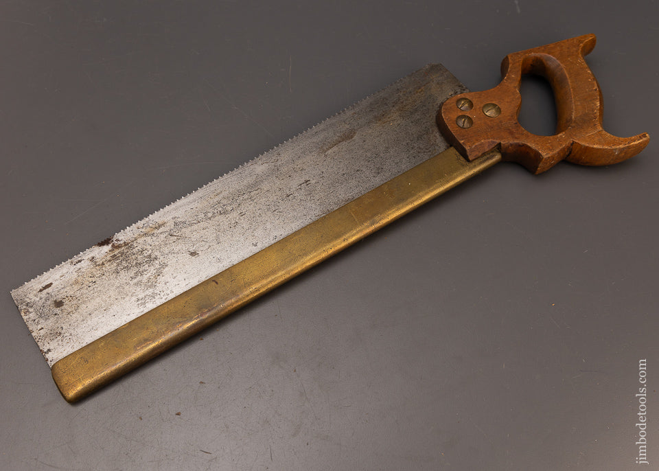 Fine Just Sharpened Brass Back Saw by TYZACK - 112750