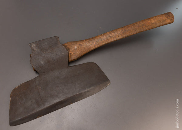 Good User Off-Set Single Bevel Broad Axe Hewing Axe - 112759