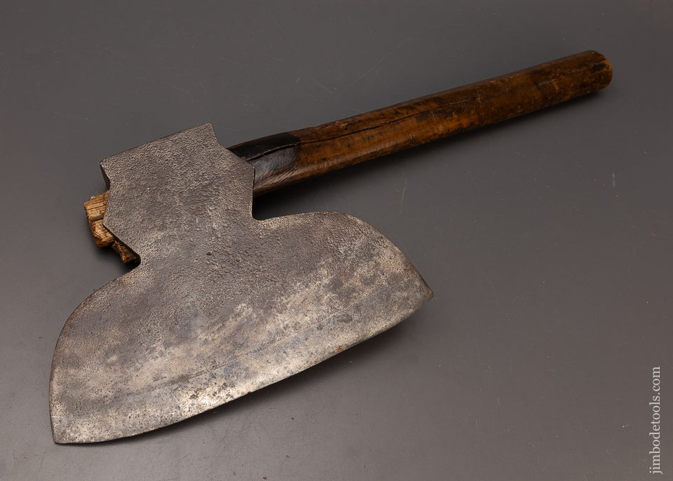 Good User Offset Single Bevel Broad Axe Hewing Axe by I. BLOOD - 112774