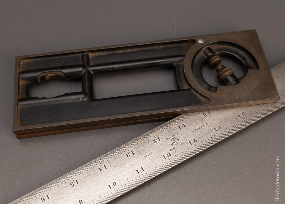 Fine STARRETT No. 439 Builder’s Square, Inclinometer & Protractor - 11 ...