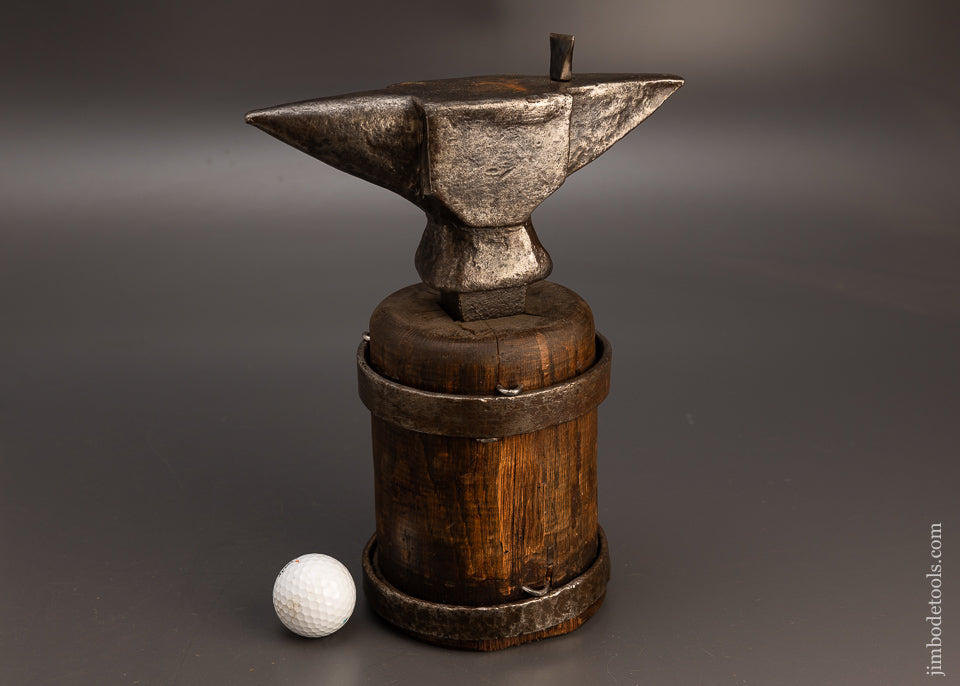 Fantastic 13 Pound Anvil on Stump - 112821