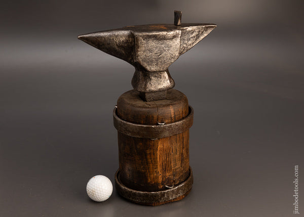 Fantastic 13 Pound Anvil on Stump - 112821