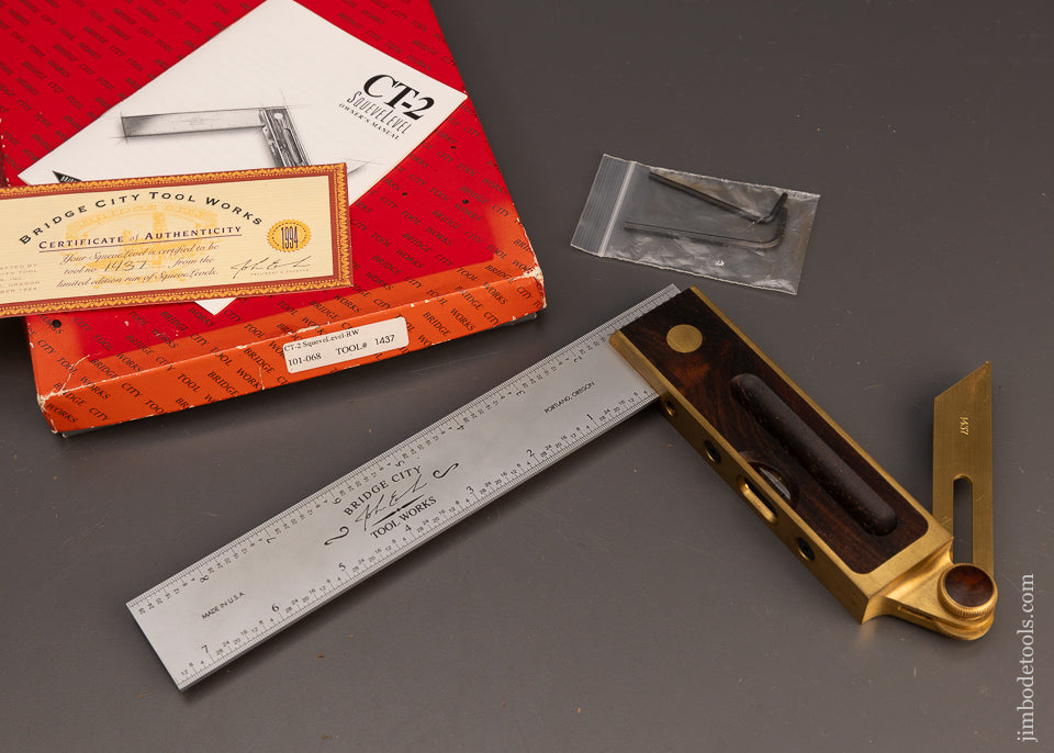 BRIDGE CITY TOOL WORKS CT-2 SqueveLevel- RW Mint in Box - 112898