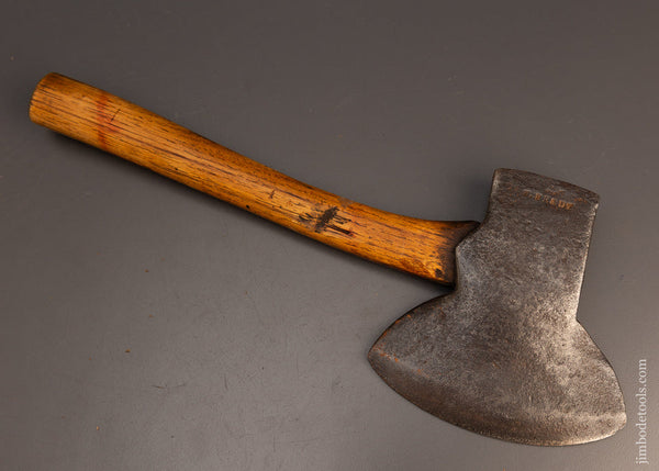 Excellent Early Single Bevel Side Axe by W. BRADY - 112904