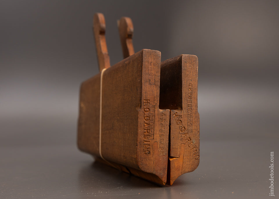 Fine Pair of Snipe Bill Moulding Planes by CROW 1847-1915 - 112925