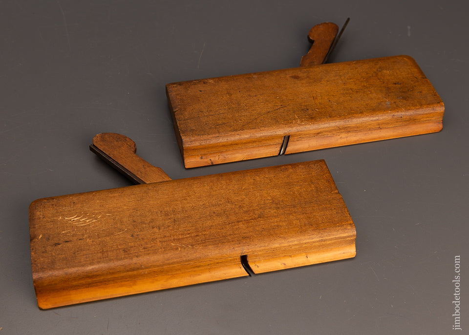 Fine Pair of Snipe Bill Moulding Planes by CROW 1847-1915 - 112925
