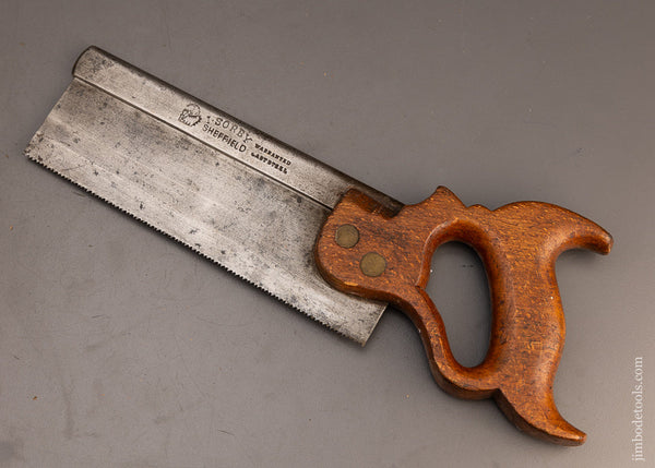 Just Sharpened Early I. Sorby 8 Inch Back Saw - 112926