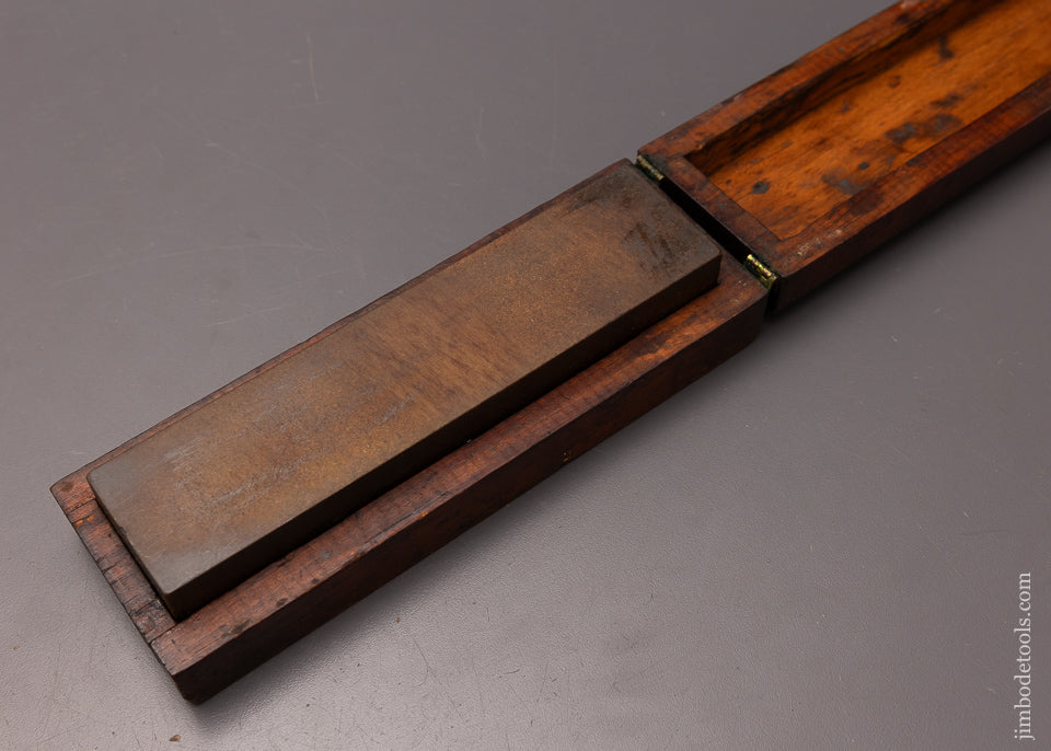 Fine 8 x 2 Inch Oil Stone in Custom Box - 112935