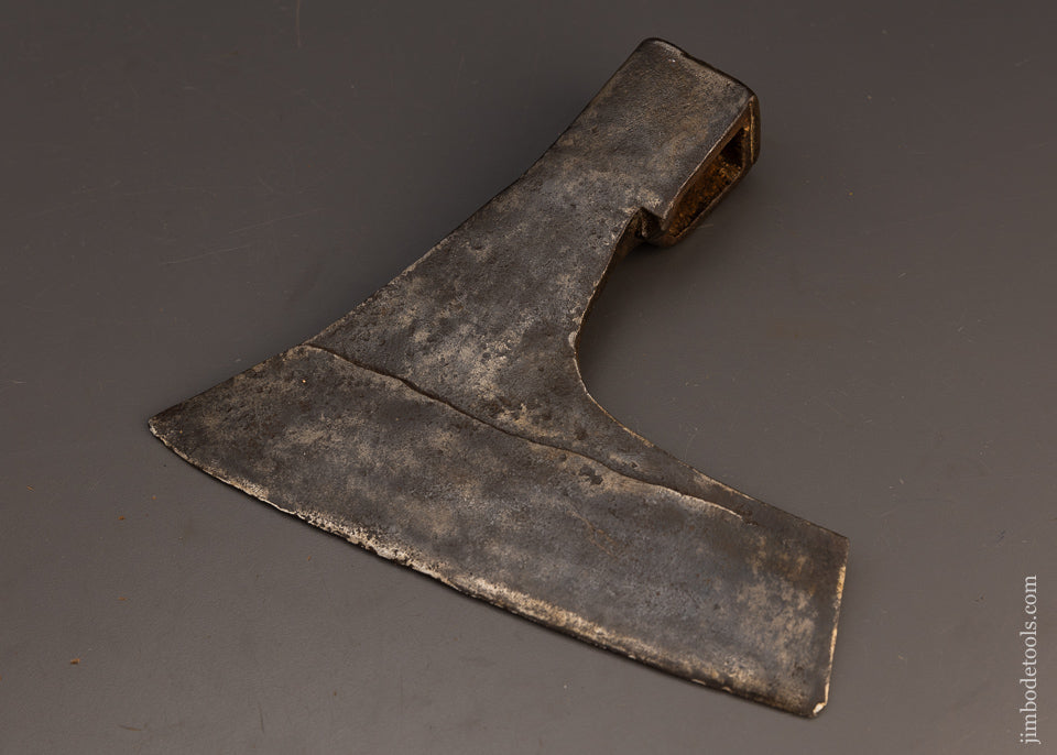 Gorgeous Decorated Single Bevel Side Axe 18th Century - 112948