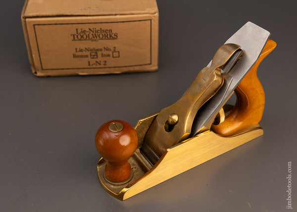 Bronze LIE NIELSEN No. 2 Smooth Plane Mint in Box - 113126