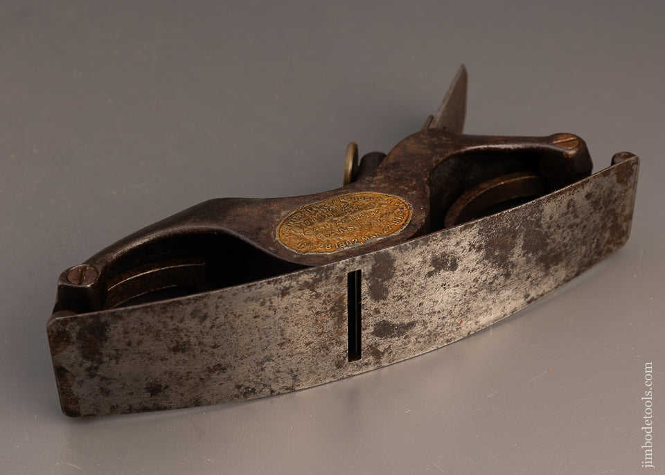 Rare EVANS PATENT Circular Plane with Original Brass Plaque - 113024