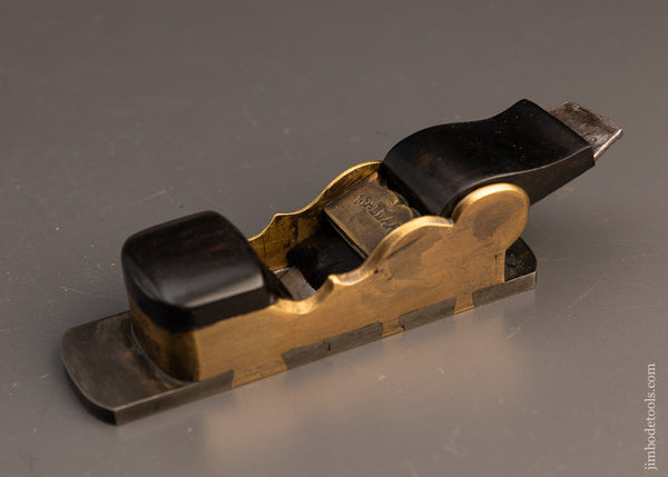 Gorgeous Gunmetal & Ebony Infill Thumb Plane - 113040