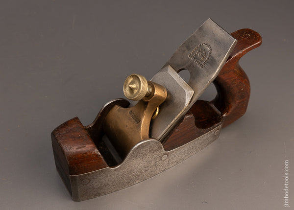 Fine MATHIESON No. 843 Dovetailed Rosewood Infill Smooth Plane - 113042